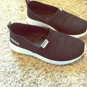 Adidas slip on athletic shoes